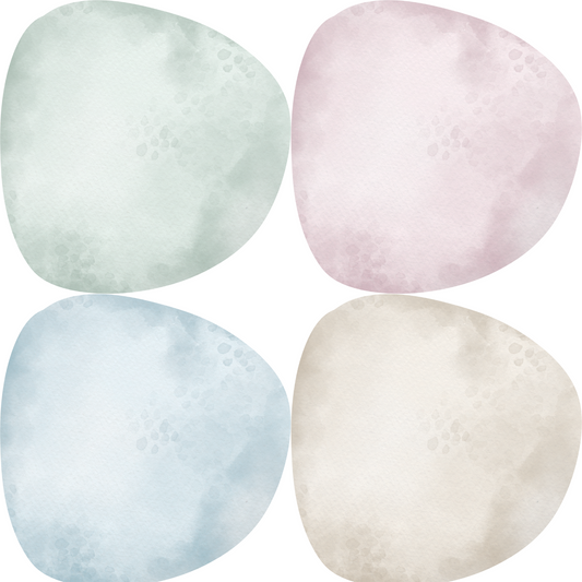 Geboorteposter (Mooi op stof) - Geboortebloem (verschillende kleuren)