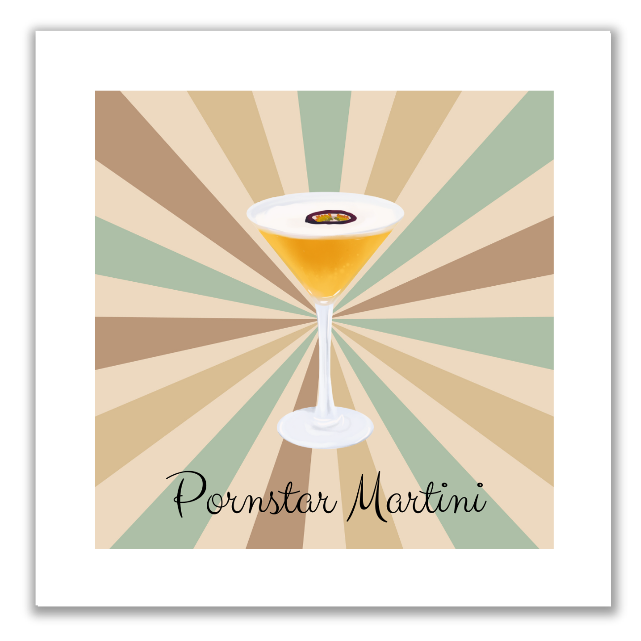 Tegeltje - Pornstar Martini
