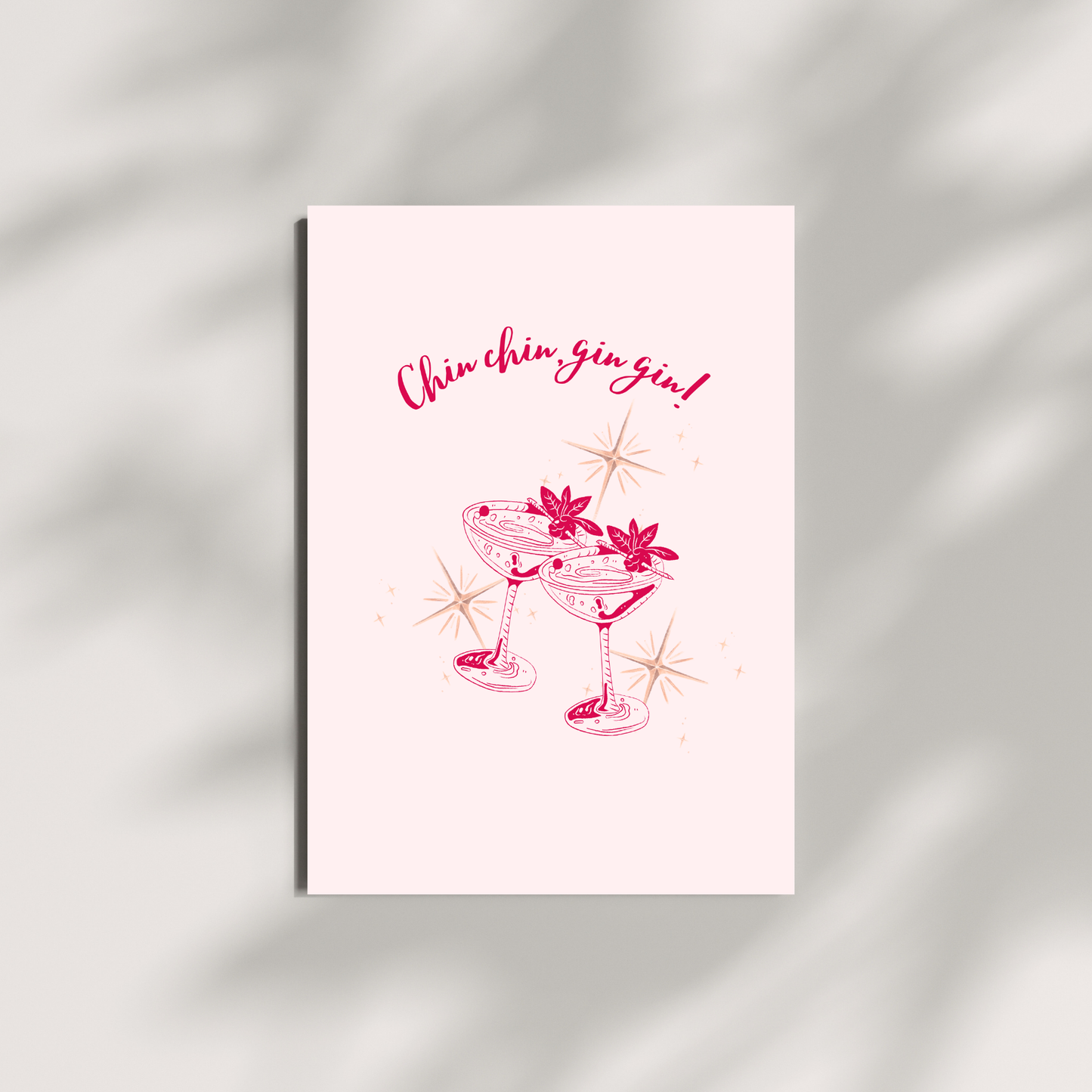 Poster - Chin Chin, Gin Gin