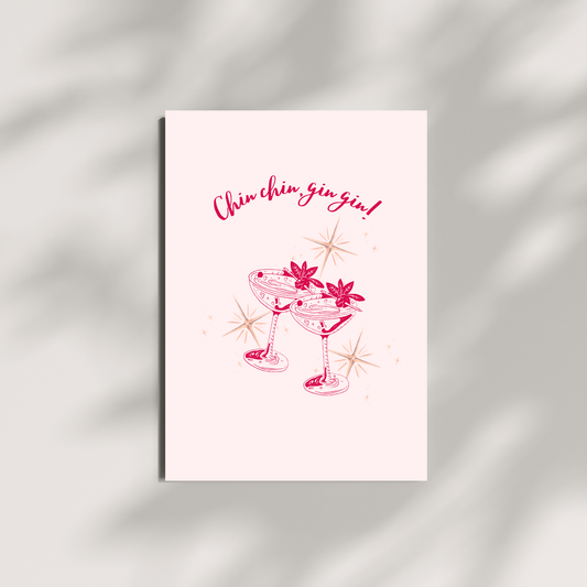 Poster - Chin Chin, Gin Gin