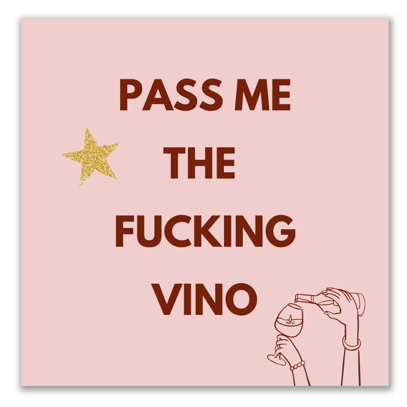 Tegeltje - Vino